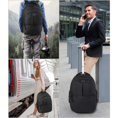 Σακίδιο πλάτης Τροχήλατο 45L Laptop 18” Matein 1240 μαύρο Σακίδιο πλάτης Τροχήλατο 45L Laptop 18” Matein 1240 μαύρο