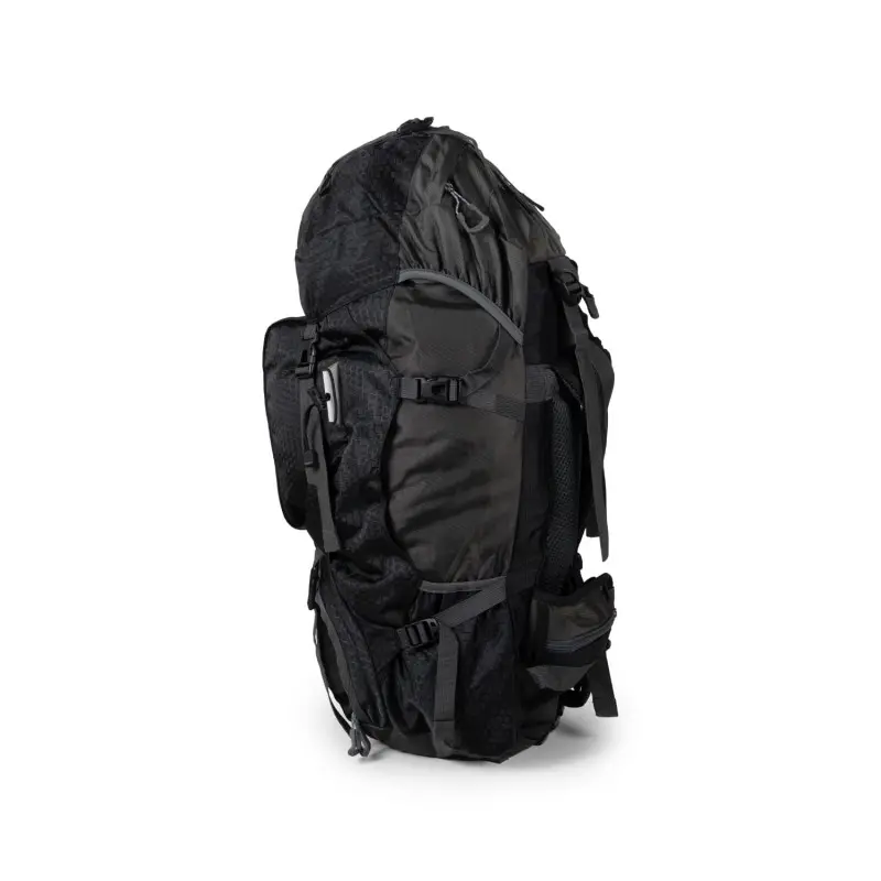 Σακίδιο πεζοπορίας, αδιάβροχο Daypack 60L Camping 1488 μαύρο Σακίδιο πεζοπορίας, αδιάβροχο Daypack 60L Camping 1488 μαύρο
