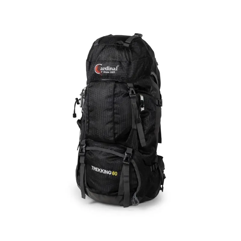 Σακίδιο πεζοπορίας, αδιάβροχο Daypack 60L Camping 1488 μαύρο Σακίδιο πεζοπορίας, αδιάβροχο Daypack 60L Camping 1488 μαύρο