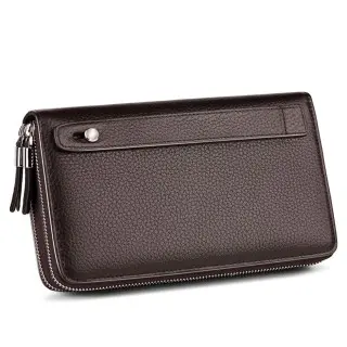 Δερμάτινο Ανδρικό πορτοφόλι William Polo 163(LARGE) brown Δερμάτινο Ανδρικό πορτοφόλι William Polo 163(LARGE) brown