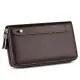 Δερμάτινο Ανδρικό πορτοφόλι William Polo 163(LARGE) brown