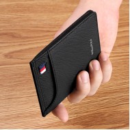 Δερμάτινο Ανδρικό πορτοφόλι/Καρτοθήκη William Polo 185170S black