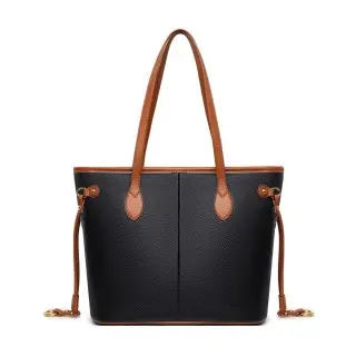 Δερμάτινη Γυναικεία Τσάντα Shopper  Ωμου Cardinal 190 black