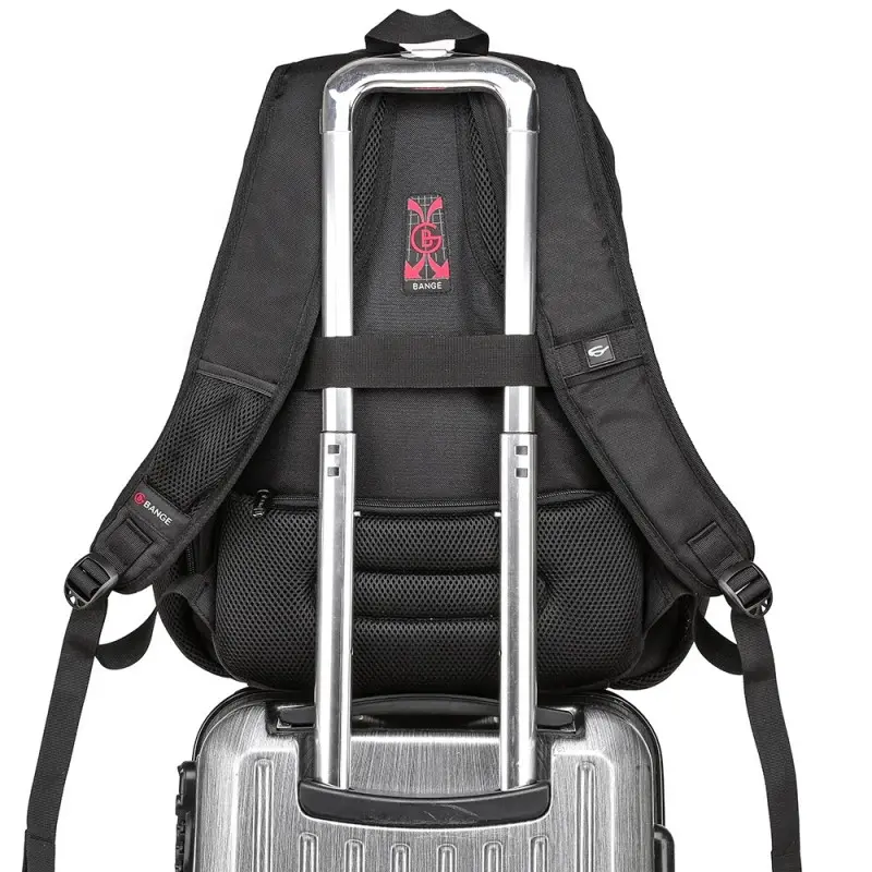 Μεγάλο Laptop Backpack 17,3   Ανθεκτικό XL Heavy Duty Travel Backpack Bange 1901 μαύρο