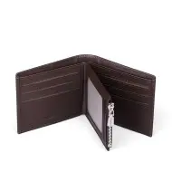Δερμάτινο Ανδρικό πορτοφόλι William Polo 191431 brown