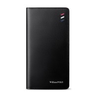 Δερμάτινο Ανδρικό πορτοφόλι/Καρτοθήκη William Polo 195197 black