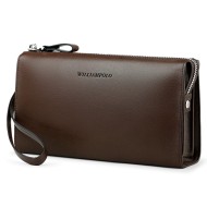 Δερμάτινο Ανδρικό πορτοφόλι William Polo 197 brown