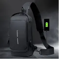 Τσαντάκι ώμου χιαστί crossbody OEM 2002 μαύρο Τσαντάκι ώμου χιαστί crossbody OEM 2002 μαύρο