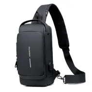 Τσαντάκι ώμου χιαστί crossbody OEM 2002 μαύρο