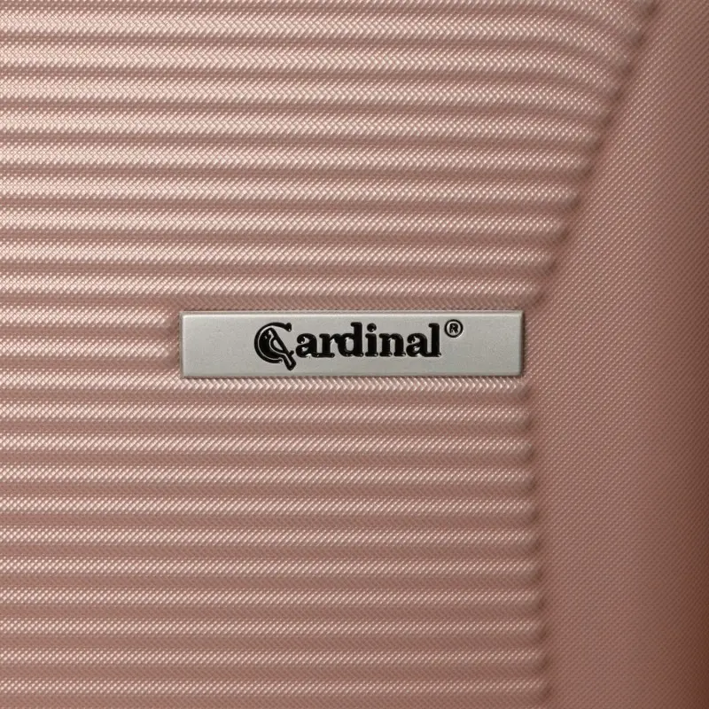 Βαλίτσες trolley (σέτ 3 τεμαχίων) Cardinal 2009 ροζ χρυσό