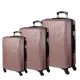Βαλίτσες trolley (σέτ 3 τεμαχίων) Cardinal 2010 ροζ χρυσό