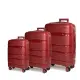 Βαλίτσες trolley (σέτ 3 τεμαχίων) Cardinal (PP) 2014 μπορντό