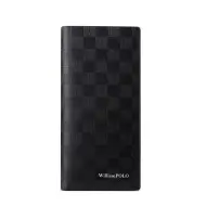 Δερμάτινο Ανδρικό πορτοφόλι William Polo 201502 black