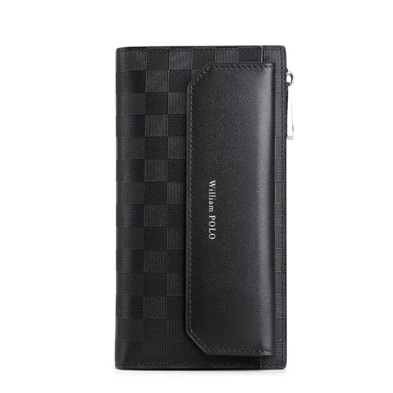 Δερμάτινο Ανδρικό πορτοφόλι Pvc William Polo 201526 black Δερμάτινο Ανδρικό πορτοφόλι Pvc William Polo 201526 black