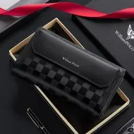 Δερμάτινο Ανδρικό πορτοφόλι Pvc William Polo 201526 black Δερμάτινο Ανδρικό πορτοφόλι Pvc William Polo 201526 black