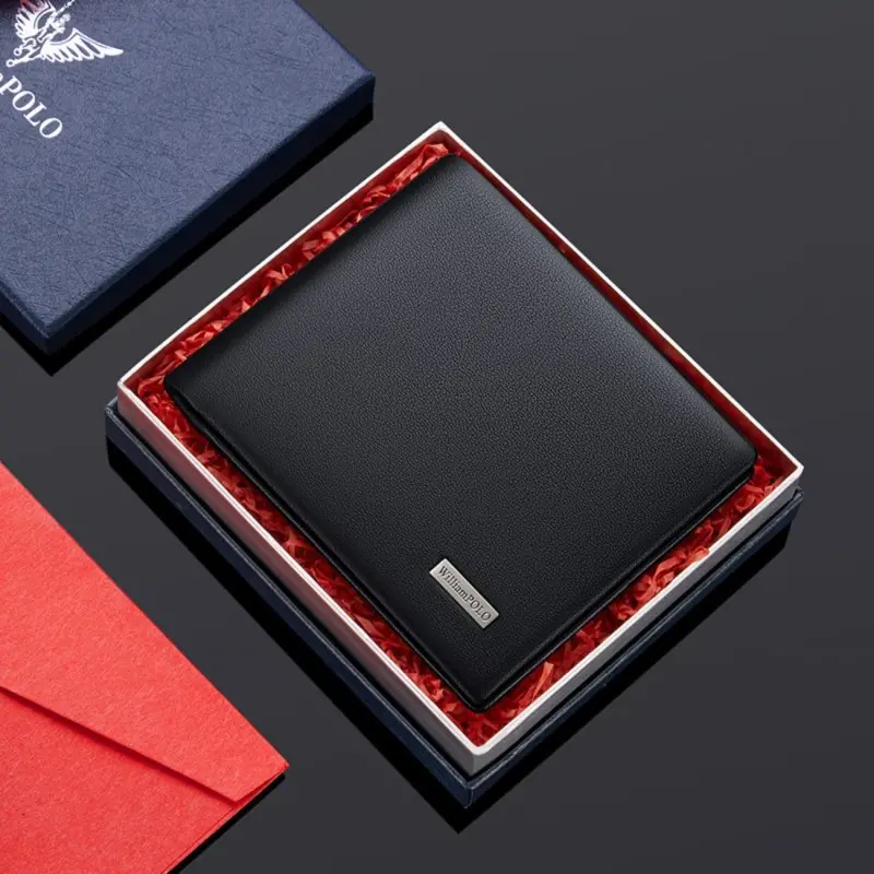 Δερμάτινο Ανδρικό πορτοφόλι William Polo 201538 black