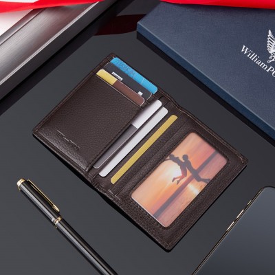 Δερμάτινη καρτοθήκη  William Polo 215269 black Δερμάτινη καρτοθήκη  William Polo 215269 black