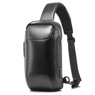 Τσαντάκι ώμου χιαστί crossbody Bange 22085 plus μαύρο