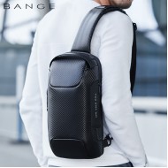Τσαντάκι ώμου χιαστί crossbody Bange 22085 plus μαύρο