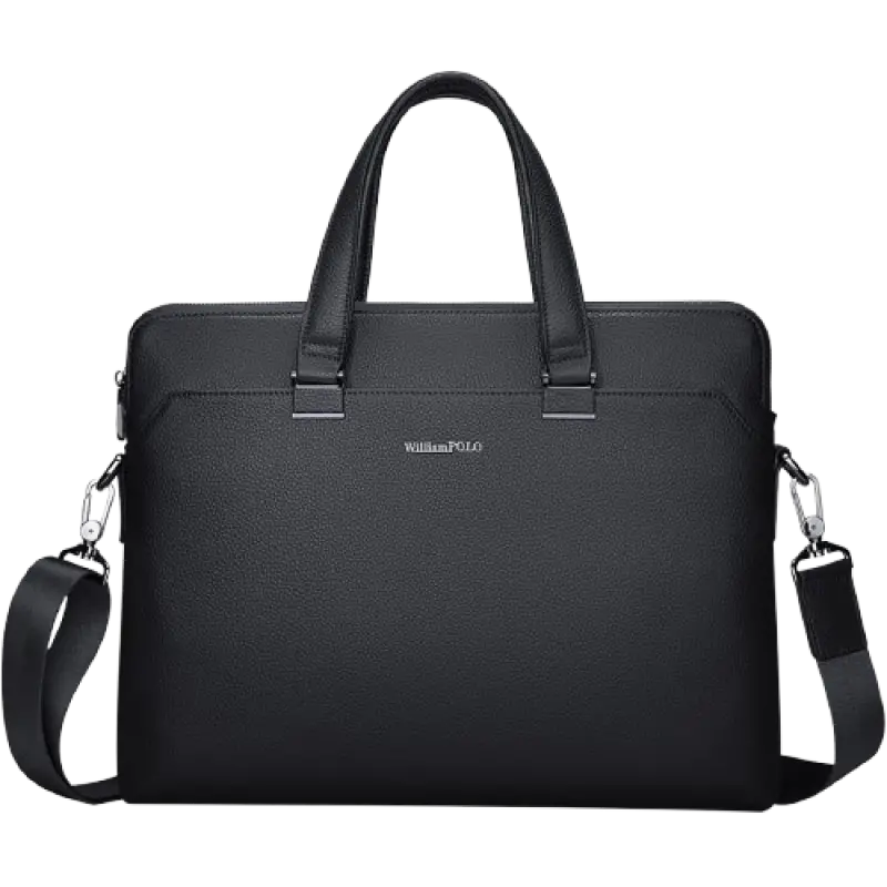 Δερμάτινος Χαρτοφύλακας  William Polo 223161 black