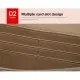Γυναικείο δερμάτινο PVC πορτοφόλι Foxer 230049F καφέ