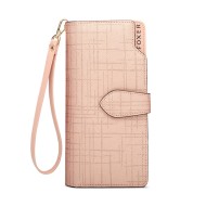 Γυναικείο δερμάτινο πορτοφόλι Foxer 253004F rose gold