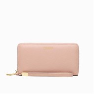 Γυναικείο δερμάτινο πορτοφόλι Foxer 256001F ρόζ