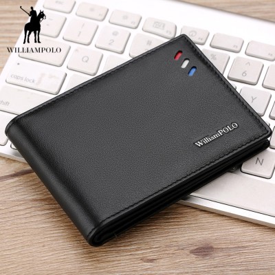 Δερμάτινη Αντρική Καρτοθήκη William Polo 315-A black Δερμάτινη Αντρική Καρτοθήκη William Polo 315-A black