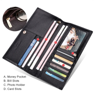 Δερμάτινο Ανδρικό πορτοφόλι Laorentou 329J019L καφέ