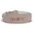 Ζώνη Άρσης Βαρών AMILA Δερμάτινη Μπεζ A Quality M 44301
