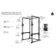 Κλωβός Δύναμης Bodycraft Power Rack F430 44718