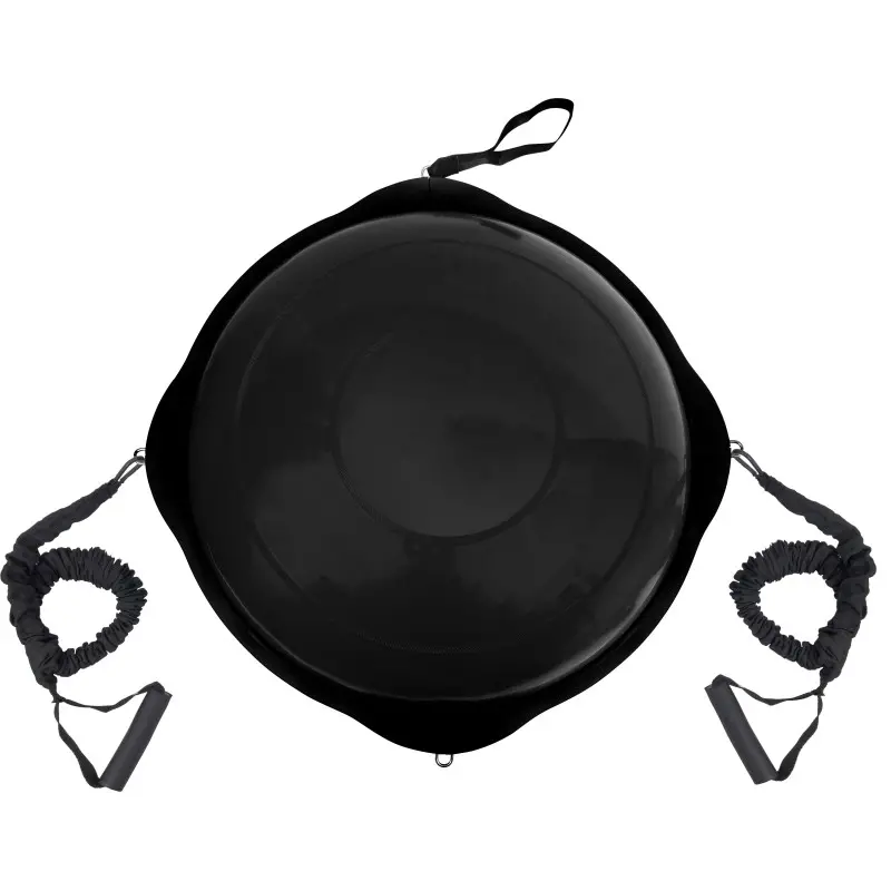 AMILA Balance Ball με Ξύλινη Βάση Mat Black 63cm 48193 AMILA Balance Ball με Ξύλινη Βάση Mat Black 63cm 48193