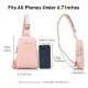 Γυναικεία Τσάντα Χιαστί Crossbody Pierre Loues 514-93 ρόζ