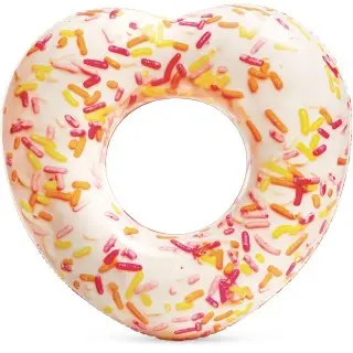 Intex Sprinkle Donut Heart Tube 56253