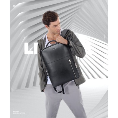 Δερμάτινο Σακίδιο πλάτης Αντικλεπτικό 24L Laptop 15,6” Bopai 61-122071 μαύρο Δερμάτινο Σακίδιο πλάτης Αντικλεπτικό 24L Laptop 15,6” Bopai 61-122071 μαύρο