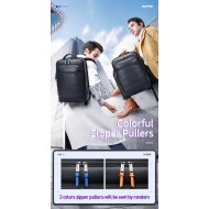 Δερμάτινο Σακίδιο πλάτης Αντικλεπτικό 24L Laptop 15,6” Bopai 61-122391 μαύρο