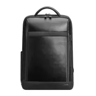 Δερμάτινο Σακίδιο πλάτης Αντικλεπτικό 24L Laptop 15,6” Bopai 61-67011 μαύρο