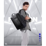 Δερμάτινο Σακίδιο πλάτης Αντικλεπτικό 24L Laptop 15,6” Bopai 61-86711 μαύρο