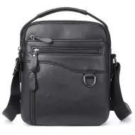 Δερμάτινο τσαντάκι ώμου Cardinal 7012 black