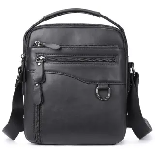 Δερμάτινο τσαντάκι ώμου Cardinal 7012 black