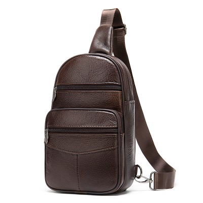 Δερμάτινο τσαντάκι crossbody Cardinal 7027 coffee Δερμάτινο τσαντάκι crossbody Cardinal 7027 coffee