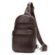 Δερμάτινο τσαντάκι crossbody Cardinal 7027 coffee