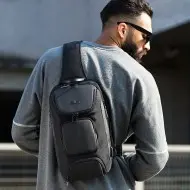 Τσαντάκι ώμου χιαστί crossbody Bange 7086 μαύρο Τσαντάκι ώμου χιαστί crossbody Bange 7086 μαύρο