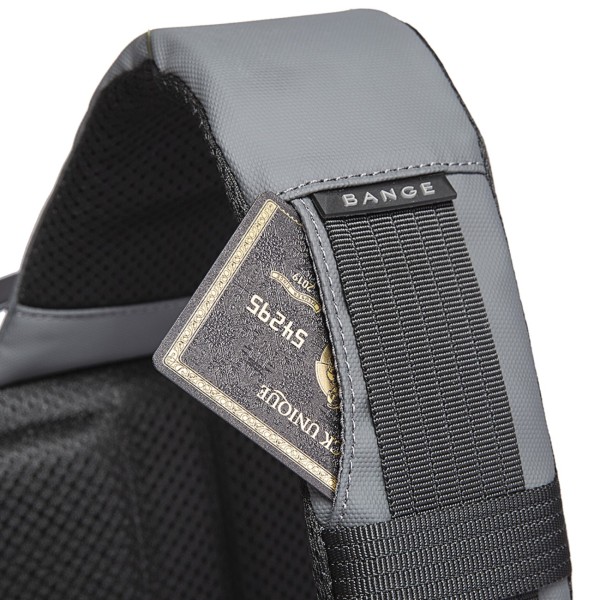 Τσαντάκι ώμου χιαστί crossbody Bange 7258 γκρί