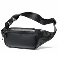 Δερμάτινο τσαντάκι μέσης Cardinal 7310 μαύρο