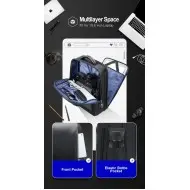 Σακίδιο πλάτης Αντικλεπτικό 24L Laptop 15,6” Bopai 751-006631B μαύρο