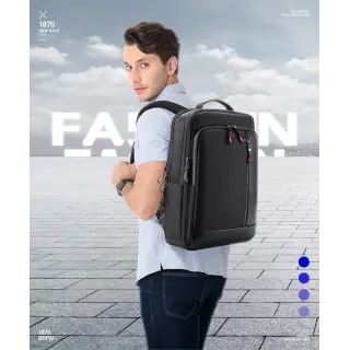 Σακίδιο πλάτης Αντικλεπτικό 24L Laptop 15,6” Bopai 751-006641 μαύρο
