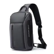 Τσαντάκι ώμου χιαστί crossbody Bange 7566 γκρί