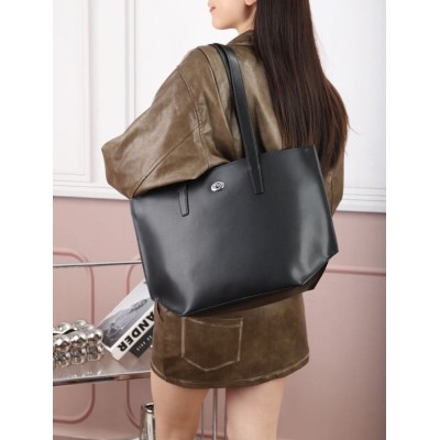 Γυναικεία δερμάτινη τσάντα χειρός/Ώμου Cardinal 7718 μαύρο