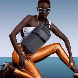 Τσαντάκι ώμου χιαστί crossbody Bange 7719 γκρί